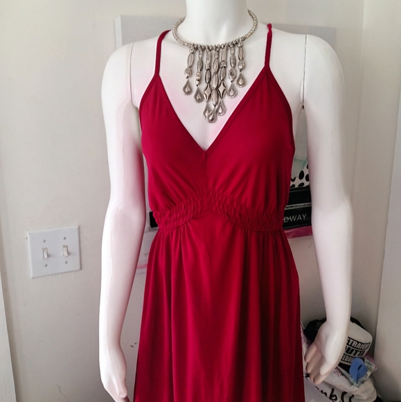 Grace Karin Dresses & Skirts - V-Neck Valentine's Maxi Dress NEW